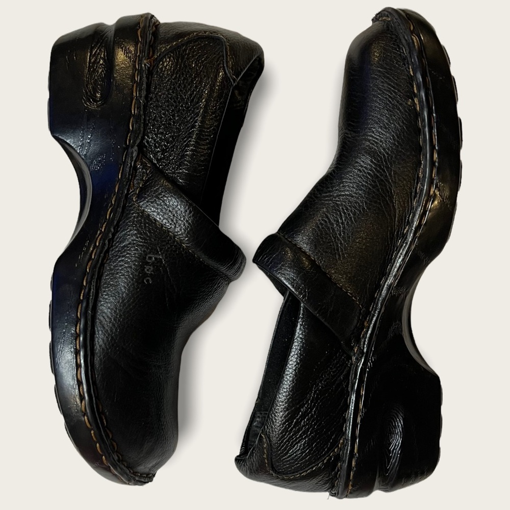 COPY - Hold - BOC Toby II Clog size 8 Black Leather - Picture 3 of 14